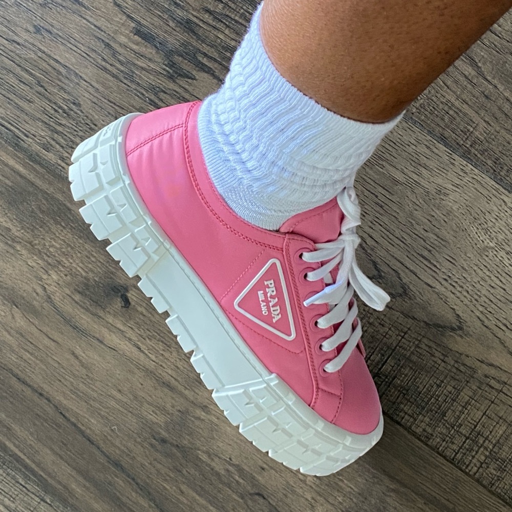 Prada Platform Nylon Sneaker